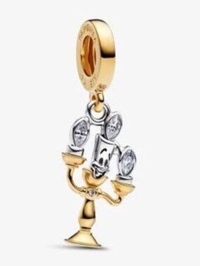 Authentic Disney Beauty and the Beast Lumiere Dangle Charm